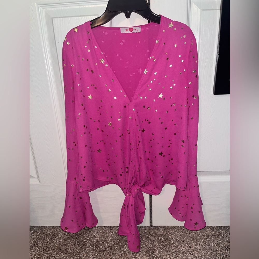 Buddy Love Fuschia/Gold Top - XS